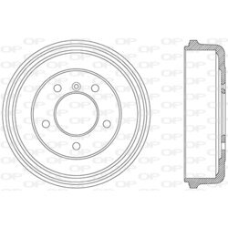 Brzdový bubon OPEN PARTS BAD9014.10