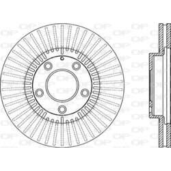 Brzdový kotúč OPEN PARTS BDA2075.20