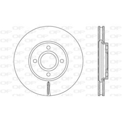 Brzdový kotúč OPEN PARTS BDA2777.20