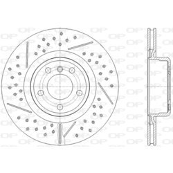 Brzdový kotúč OPEN PARTS BDA2810.20