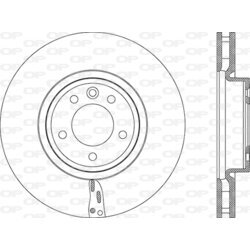 Brzdový kotúč OPEN PARTS BDA2874.20