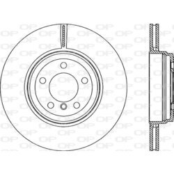 Brzdový kotúč OPEN PARTS BDR2222.20