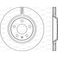 Brzdový kotúč OPEN PARTS BDR2271.20