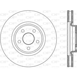 Brzdový kotúč OPEN PARTS BDR2787.20