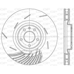 Brzdový kotúč OPEN PARTS BDR2864.20