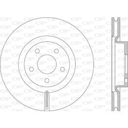 Brzdový kotúč OPEN PARTS BDR2881.20