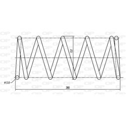 Pružina podvozku OPEN PARTS CSR9059.00