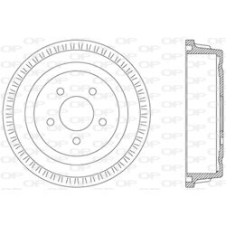 Brzdový bubon OPEN PARTS BAD9026.10