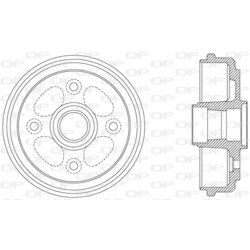 Brzdový bubon OPEN PARTS BAD9051.40