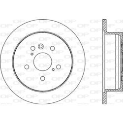 Brzdový kotúč OPEN PARTS BDR2172.10