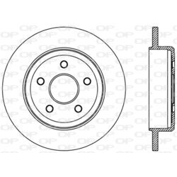 Brzdový kotúč OPEN PARTS BDR2446.10