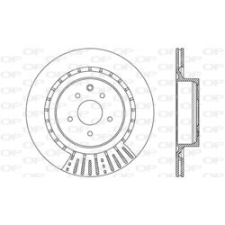 Brzdový kotúč OPEN PARTS BDR2710.20