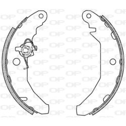 Sada brzdových čeľustí OPEN PARTS BSA2028.00