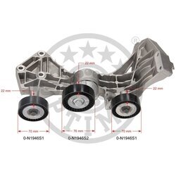 Napinák rebrovaného klinového remeňa OPTIMAL 0-N1946