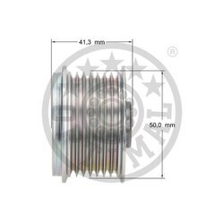 Voľnobežka alternátora OPTIMAL F5-1073 - obr. 2