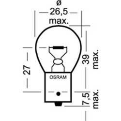 Žiarovka pre smerové svetlo OSRAM 7529