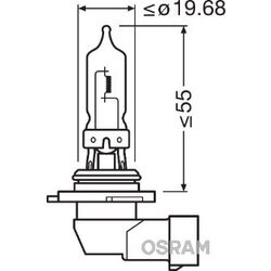 Žiarovka pre diaľkový svetlomet OSRAM 9005NL-HCB