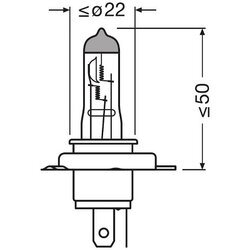 Žiarovka pre diaľkový svetlomet OSRAM 64181L - obr. 1
