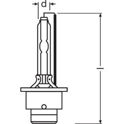 Žiarovka pre diaľkový svetlomet OSRAM 66440CBB-HCB