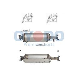 Filter sadzí/pevných častíc výfukového systému Oyodo 20N0052-OYO
