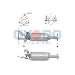 Filter sadzí/pevných častíc výfukového systému Oyodo 20N0072-OYO