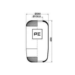 Mech pneumatického pruženia PE Automotive 084.091-70A