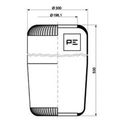 Mech pneumatického pruženia PE Automotive 084.017-70A
