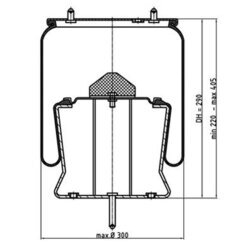 Mech pneumatického pruženia PE Automotive 084.294-71A