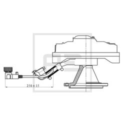 Spojka ventilátora chladenia PE Automotive 010.342-00A - obr. 1