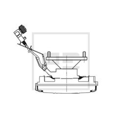 Spojka ventilátora chladenia PE Automotive 010.345-00A - obr. 1