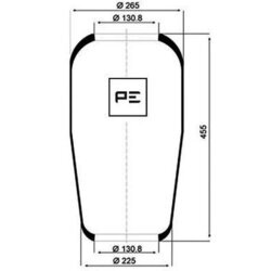 Mech pneumatického pruženia PE Automotive 084.016-70A