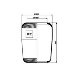 Mech pneumatického pruženia PE Automotive 084.029-70A