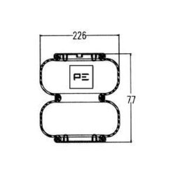 Mech pneumatického pruženia PE Automotive 084.202-71A