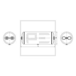 Zásobník vzduchu pre pneumatický systém PE Automotive 076.453-80A - obr. 1