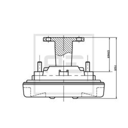 Spojka ventilátora chladenia PE Automotive 010.333-00A