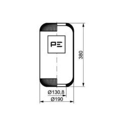 Mech pneumatického pruženia PE Automotive 084.031-70A