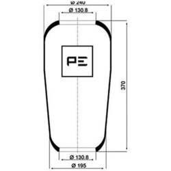 Mech pneumatického pruženia PE Automotive 084.010-70A