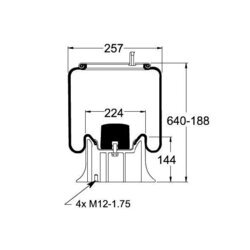 Mech pneumatického pruženia PE Automotive 084.199-41A