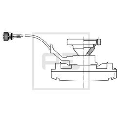 Spojka ventilátora chladenia PE Automotive 250.153-00A - obr. 1