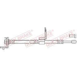 Brzdová hadica QUICK BRAKE 50.857X