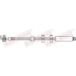 Brzdová hadica QUICK BRAKE 50.700X