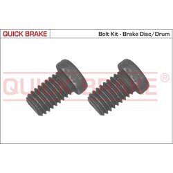 sada skrutiek, brzdový kotúč QUICK BRAKE 11668K