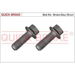 sada skrutiek, brzdový kotúč QUICK BRAKE 11558XK