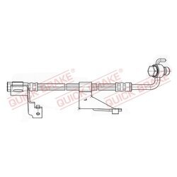 Brzdová hadica QUICK BRAKE 58.914X