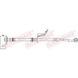 Brzdová hadica QUICK BRAKE 58.876X