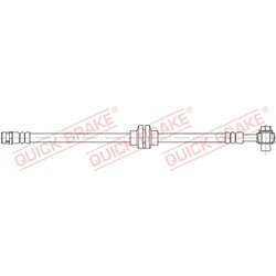 Brzdová hadica QUICK BRAKE 50.113X