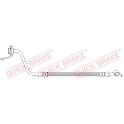 Brzdová hadica QUICK BRAKE 50.737