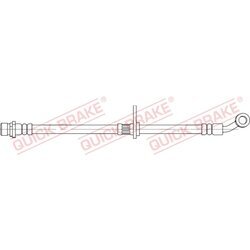 Brzdová hadica QUICK BRAKE 58.873