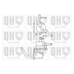 Palivové čerpadlo QUINTON HAZELL QFP273 - obr. 1