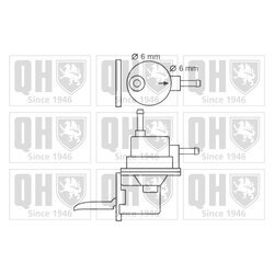Palivové čerpadlo QUINTON HAZELL QFP16 - obr. 1